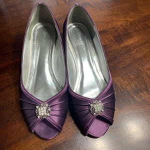 Plum David’s Bridal Shoes